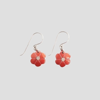 Copper Daisy Earrings-jewellery-The Vault
