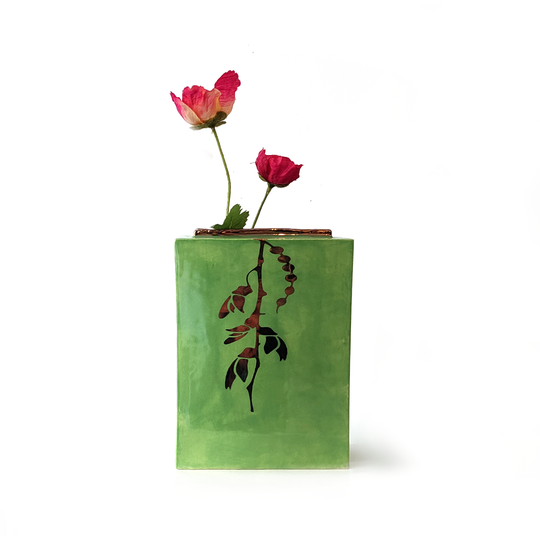 Tall Rectanguler Box Vase