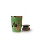Small Beaker Green Luster