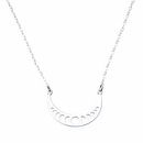 Silver Necklace Moon Phases 1Pc