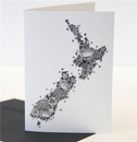 Illustrated NZ Map Card