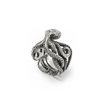 Octopus Ring Silver
