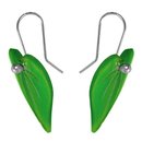 Kawakawa Leaf Earrings Green