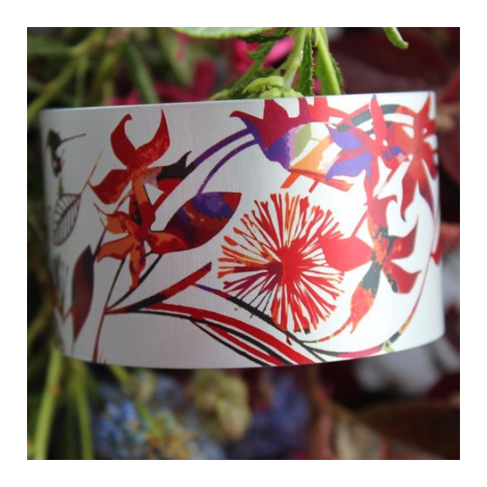 Alum Cuff Wahine Red