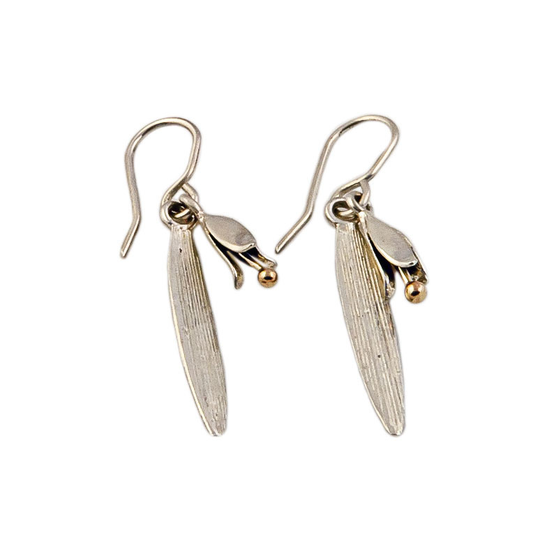 Tui's Nectar Earrings Silver 9ct Gold 