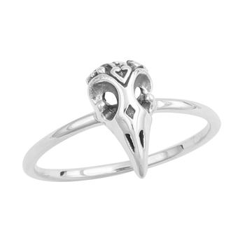Stackable Mini Bird Skull Ring - Jewellery at The Vault NZ - OS