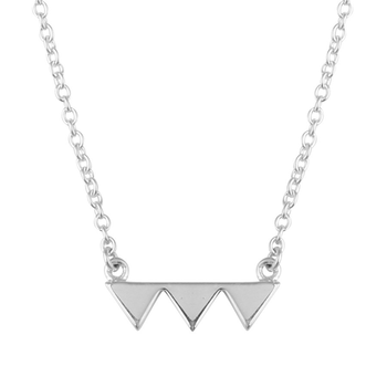 Triple Triangle Necklace