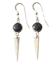 Spear Drop Earrings Lapis Lazuli 