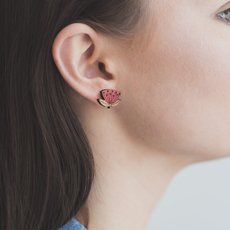 Pohutukawa Earrings -jewellery-The Vault