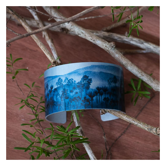 Alum Cuff Forest Azure