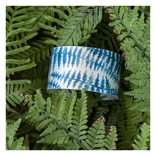 Alum Cuff Ponga Azure