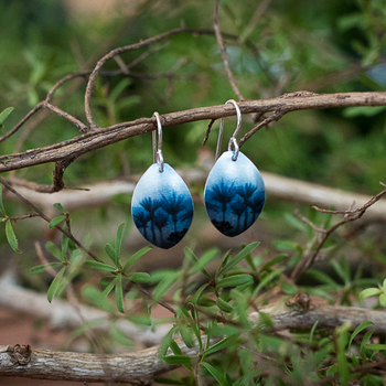 Alum Forest Earrings Azure