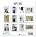 Banksy 30cm Calendar 2018