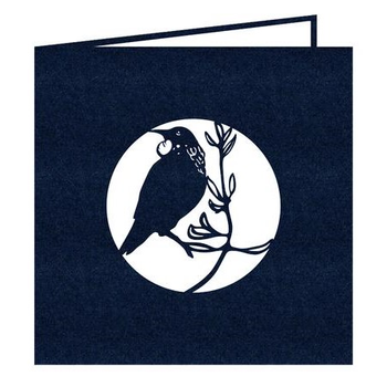 Tui Bird Creative Pop Up Card