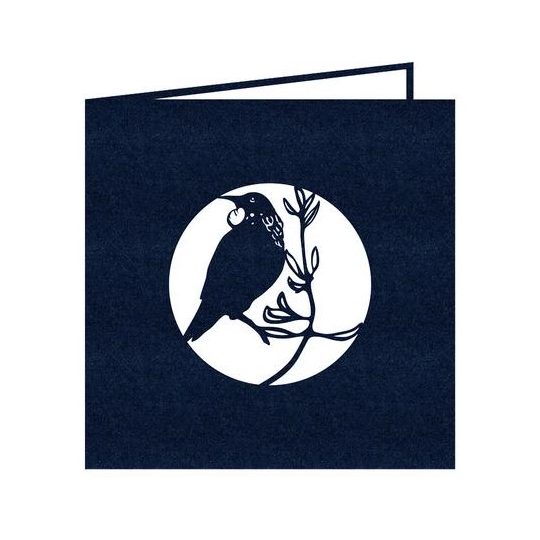 Tui Bird Creative Pop Up Card