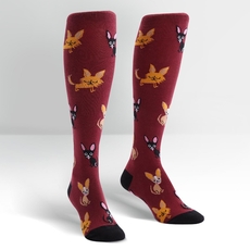 Female Knee High Socks Chihuahua-artists-and-brands-The Vault