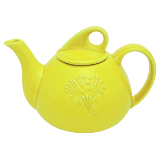 3 Cup Teapot - Pohutukawa - Yellow