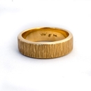 Ring 9ctYellowGold Band Fineline Finish 