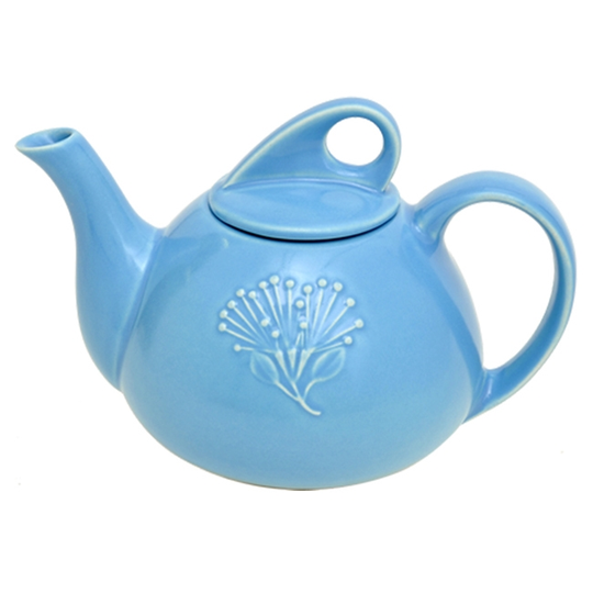 3 Cup Teapot - Pohutukawa - Blue
