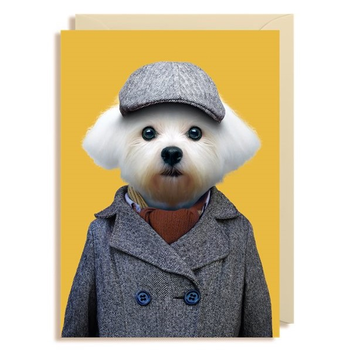 Gift Card Blank Maltese Dog 