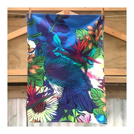 Flox Kereru Tea Towel 