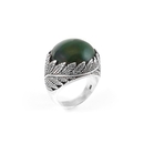 Twin Fern Ring Greenstone