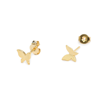 Funky Play Earrings Butterfly Gold