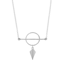 Infinity Necklace Circle Shield Short St