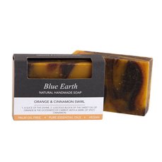 Orange & Cinnamon Swirl Soap 85g-artists-and-brands-The Vault