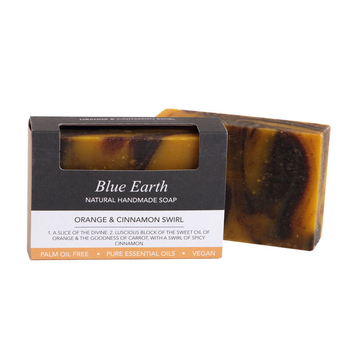 Orange & Cinnamon Swirl Soap 85g