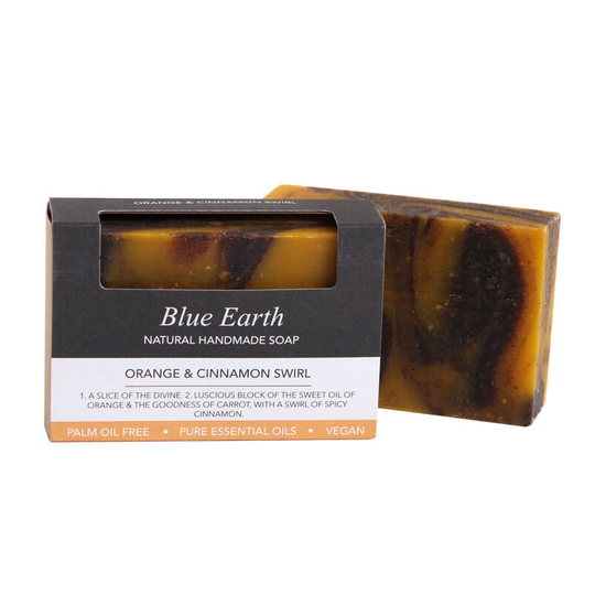 Orange & Cinnamon Swirl Single Soap 85g