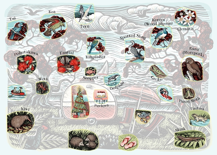 New Zealand Advent Calendar Tanya Wolfkamp at The Vault NZ NZ SOR