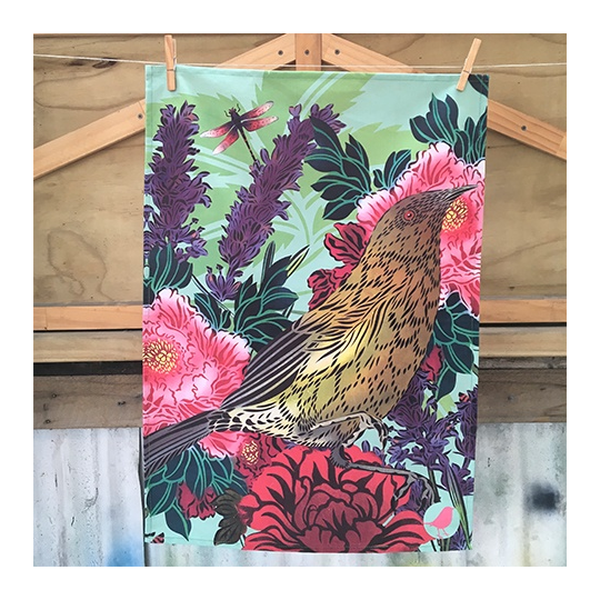 Flox Korimako Tea Towel