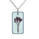 Glass Cabbage Tree Pendant Bombay 