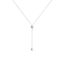 Wild Heart Space Lariat Pendant Silver 