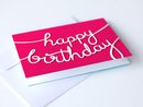 Happy Birthday Ribbons (Pink)