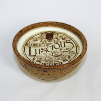 Buccaneer Shave Soap in Ceramic Bowl