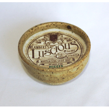 Rugged Shave Soap in Ceramic Bowl