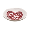 Red Aroha on White 7cm Bowl