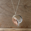 Mixed Metal One Penny Locket