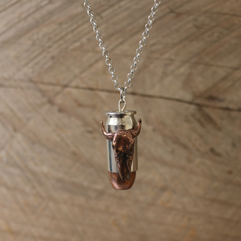 Copperhead Pendant Large Longhorn