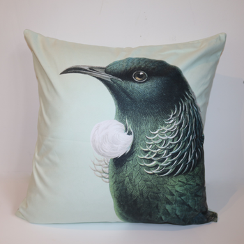 Hushed Green Tui Cushion Cover