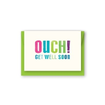 Ouch! Get Well Soon Card