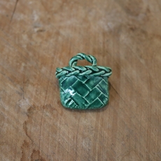 Kete Brooch Green-jewellery-The Vault