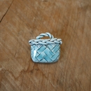 Kete Brooch Turquoise Blue