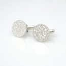 Dimple Cufflinks Silver