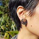 Alum Koru Double Studs Black