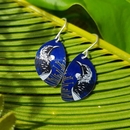 Alum Native Tui Hook Earrings Indigo