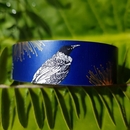 Alum Cuff Narrow Native Tui Indigo