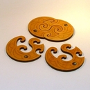 Twin Coasters Set of 4